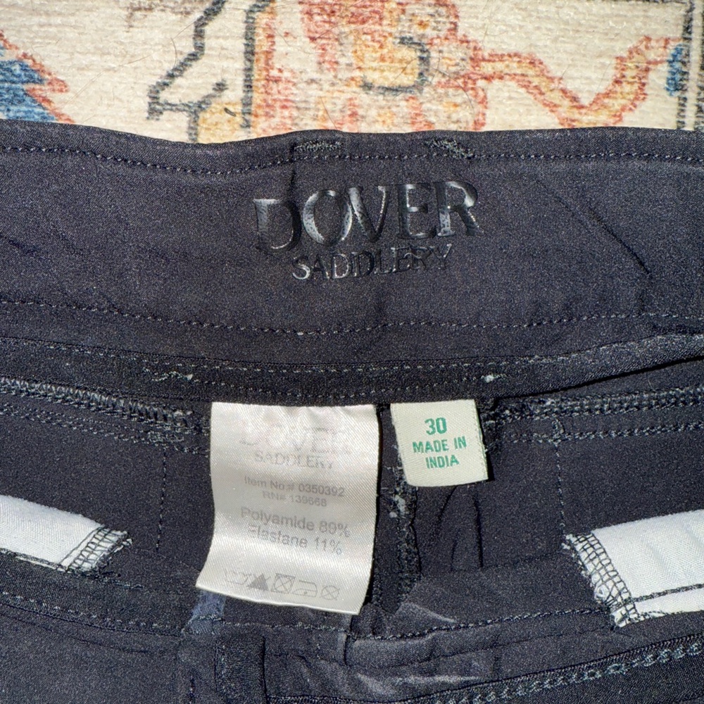 Dover Dalton Knee Patch Breeches - Black - Picture 3 of 4